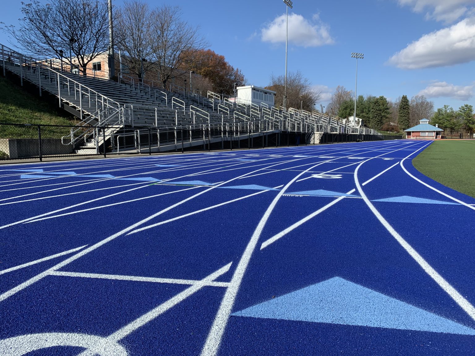 ATT Sports Inc Examples Of Blue Running Tracks